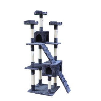 180 cm Cat Kitten Scratching Post Tree W ladder