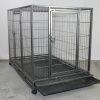 YES4PETS Pet Dog Cat Cage Metal Crate Kennel Portable Puppy Cat Rabbit House – 123x79x96 cm