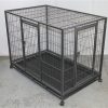 YES4PETS Pet Dog Cat Cage Metal Crate Kennel Portable Puppy Cat Rabbit House – 123x79x96 cm