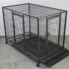 YES4PETS Pet Dog Cat Cage Metal Crate Kennel Portable Puppy Cat Rabbit House – 123x79x96 cm