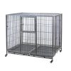 XXL Pet Dog Cat Cage Metal Crate Kennel Portable Puppy Cat Rabbit House