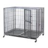 XXL Pet Dog Cat Cage Metal Crate Kennel Portable Puppy Cat Rabbit House