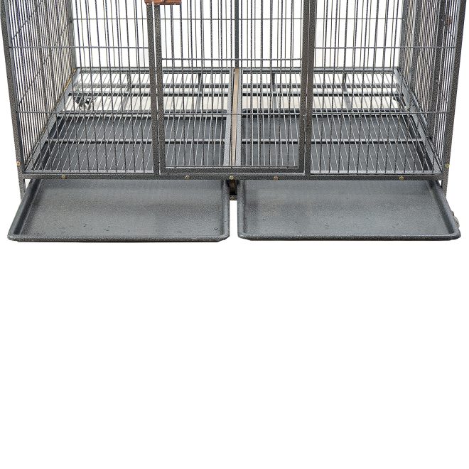 XXL Pet Dog Cat Cage Metal Crate Kennel Portable Puppy Cat Rabbit House