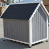 Grey Large Timber Pet Dog Puppy Wooden Cabin  Kennel Timber House