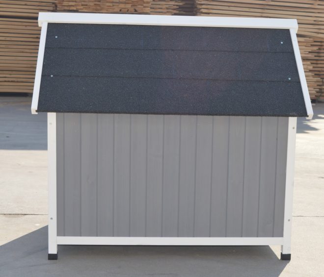 Grey Large Timber Pet Dog Puppy Wooden Cabin  Kennel Timber House