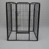 4 Panel Heavy Duty Pet Dog Puppy Cat Rabbit Exercise Playpen Fence Extension – 100×80 cm