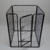 4 Panel Heavy Duty Pet Dog Puppy Cat Rabbit Exercise Playpen Fence Extension – 100×80 cm