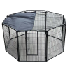 Heavy Duty Pet Dog Puppy Cat Rabbit Exercise Playpen Fence With Cover – 100×80 cm