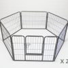 2 X 6 Panel 60 cm Heavy Duty Pet Dog Puppy Cat Rabbit Exercise Playpen Fence