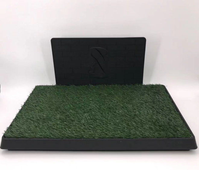 XL Indoor Dog Puppy Toilet Grass Potty Training Mat Loo Pad pad with grass – With 1 Grass Mat