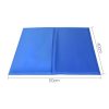 Medium Pet Cool Gel Mat Dog Cat Bed Non-Toxic Cooling Dog Summer Pad 50 x 40 cm