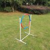 Portable Adjustable Dog Puppy Training Practice Jump Tyre Agility Post