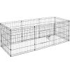 YES4PETS Dog Rabbit Playpen Exercise Puppy Cat Enclosure Fence With Cover – 61×61 cm