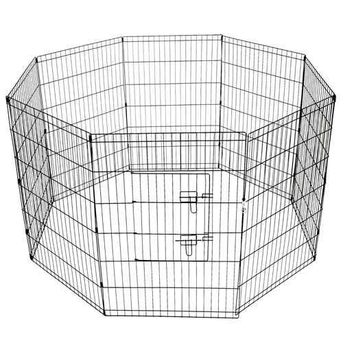 42′ Dog Rabbit Playpen Exercise Puppy Enclosure Fence with cover