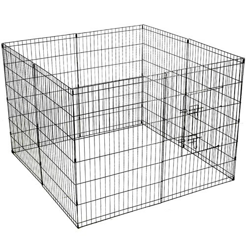 42′ Dog Rabbit Playpen Exercise Puppy Enclosure Fence with cover