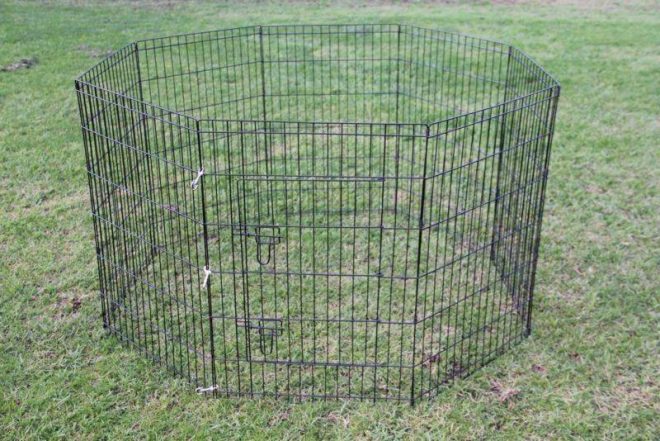 120 cm 8 Panel Pet Dog Playpen Exercise Chicken Cage Puppy Crate Enclosure Cat?Fence