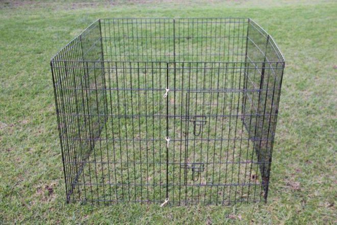 120 cm 8 Panel Pet Dog Playpen Exercise Chicken Cage Puppy Crate Enclosure Cat?Fence