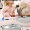 2L Automatic Electric Pet Water Fountain Dog Cat Stainless Steel Feeder Bowl Dispenser