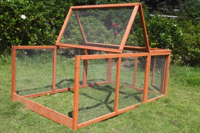 YES4PETS Large Chicken Coop Run Guinea Pig Cage Villa Extension Rabbit Hutch House Pen