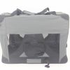 XL Portable Foldable Pet Dog Puppy Cat Soft Dog Cat Crate-Grey