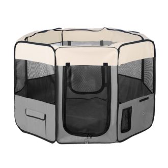 High Foldable XL Dog Puppy Cat Cage Soft Playpen Rabbit Enclosure