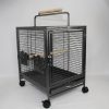 Small Bird Transport Budgie Cage Parrot Aviary Carrier With Wheel