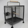 Small Bird Transport Budgie Cage Parrot Aviary Carrier With Wheel