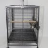 Small Bird Transport Budgie Cage Parrot Aviary Carrier With Wheel