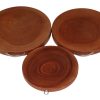 3 Natural Hardwood Hygienic Kitchen Cutting Wooden Chopping Board Round