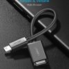 UGREEN 10383 Mini USB Male to USB Female OTG Cable