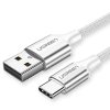 UGREEN 60409 USB-A to USB-C Charging Cable 3M (Silver White)