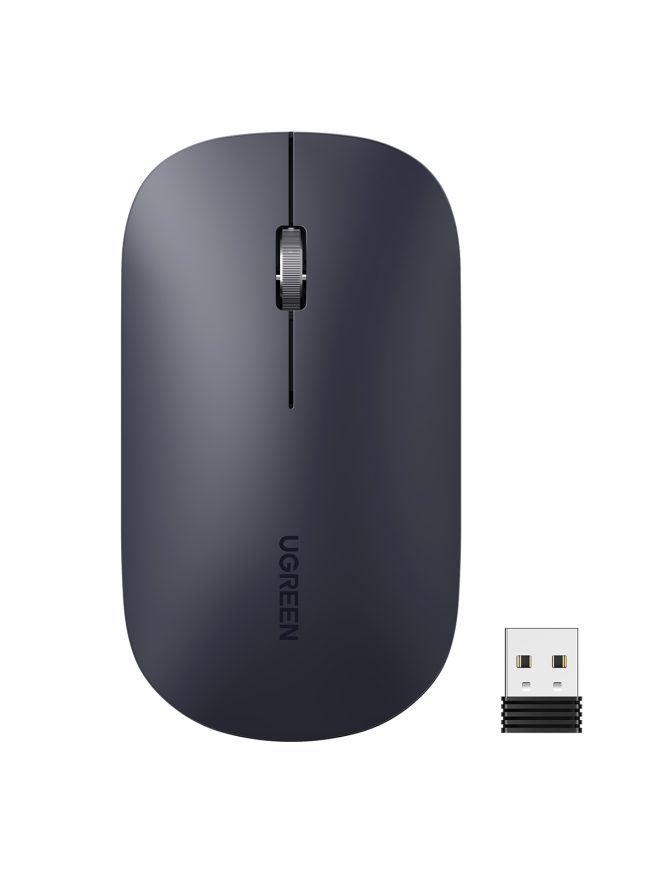 UGREEN Slim 2.4G Wireless Mouse – Black