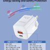 CHOETECH PD5006 33W Dual Port Wall Charger