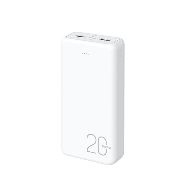 KIVEE PT63 20000mAh Power Bank White