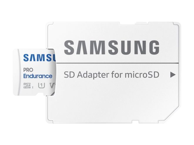 SAMSUNG PRO Endurance microSDXC with Adapter – 128GB