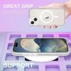 Shockproof Transparent Magsafe Cover Case for iPhone 15 (Transparent)