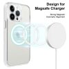 Shockproof Transparent Magsafe Cover Case for iPhone 15 Pro Max (Transparent)