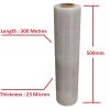 Moofer Premium Pallet Stretch Wrap 500mm x 300m x 25um (4 Packs) – Clear