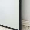 Metal Arch Mirror 75cm x 175cm – Black