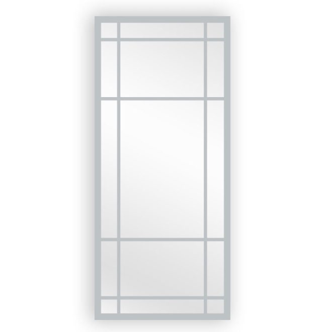 Window Style Mirror Full Length – 80 CM x 180 CM – White