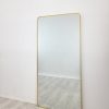 Gold Metal Rectangle Mirror – 80×170 cm