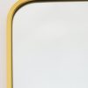 Gold Metal Rectangle Mirror – 80×170 cm