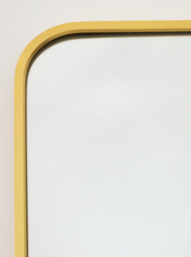 Gold Metal Rectangle Mirror – 80×170 cm