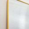 Gold Metal Rectangle Mirror – 80×170 cm