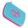 Tinc Two-Colour Hard Top Pencil Case : Zip – Blue and Pink