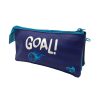 Tinc Football Tri-Compartment Pencil Case – Blue