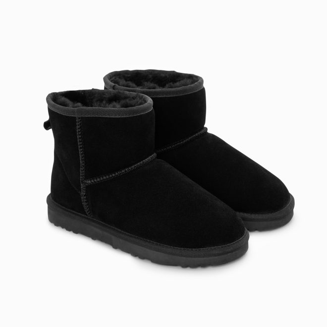 Ugg Boots Genuine Australian Sheepskin Unisex Mini Classic Suede (Black) – Euro 35