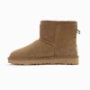 Ugg Boots Genuine Australian Sheepskin Unisex Mini Classic Suede (Olive) – Euro 35