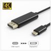 1.8M Type C USB-C Thunderbolt 3 to Display port DP Cable Male to Male Converter