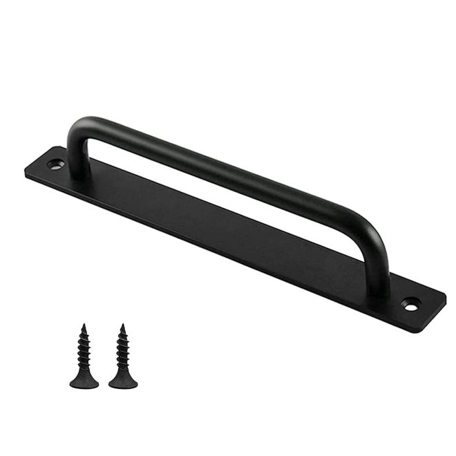 Barn Door Handle Sliding Door Pull Cabinet Door Handles Drawer knobs Kitchen Handles Hardware – Black